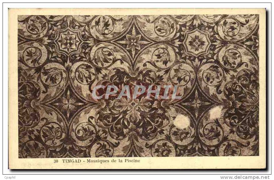 CPA Timgad Mosaiques de la Piscine