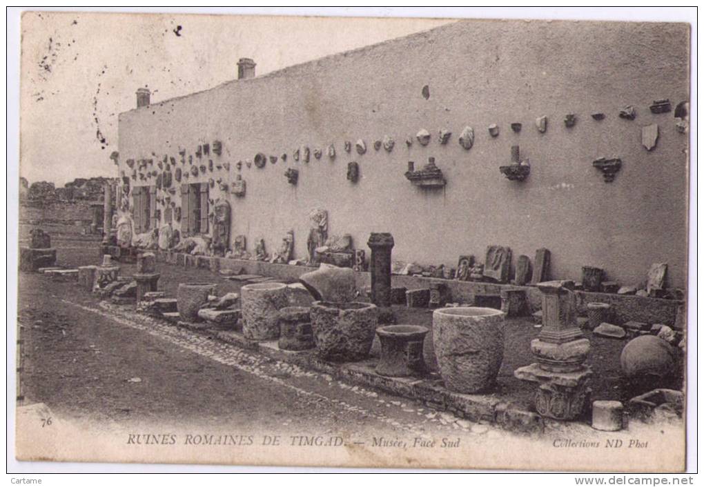 TIMGAD Ruines romaines Musée face sud