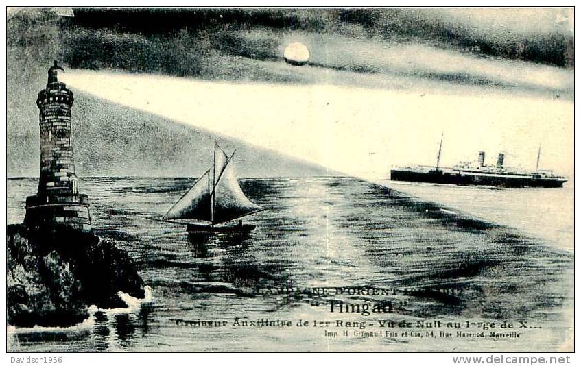 CPA - Bateau de guerre - Timgad ,croiseur auxiliaire de 1er rang      J880