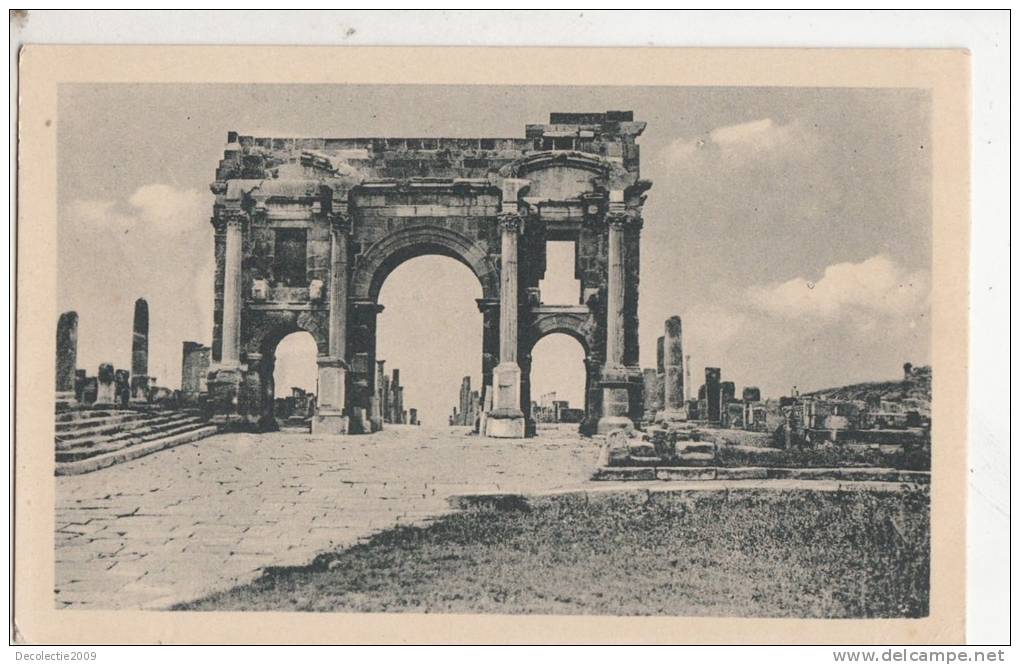 BR46322 Timgad arc de trauan    2 scans