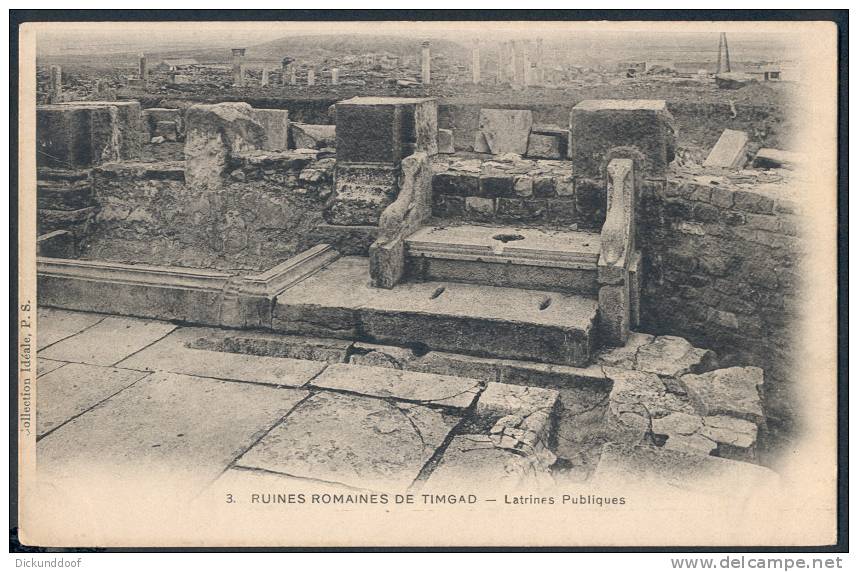5373 CP Ruine Romaines de Timgad - Latrines Publiques