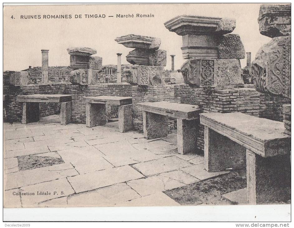 BR45184 Ruines romaines de Timgad marche Romain     2 scans