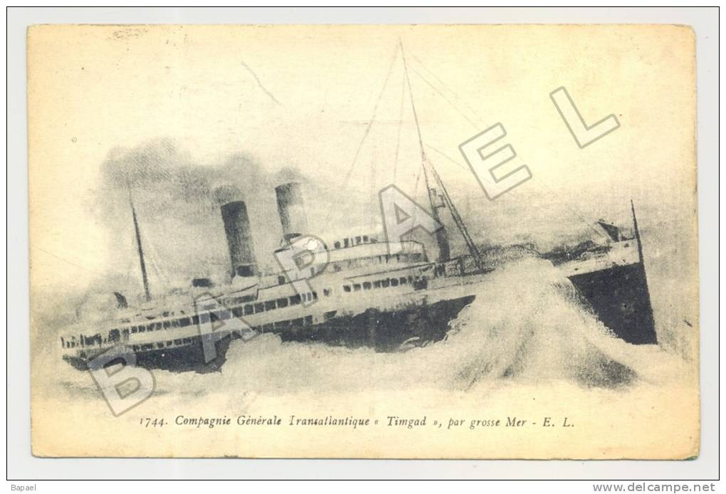 ''Timgad'' par Grosse Mer - Compagnie Générale Transatlantique