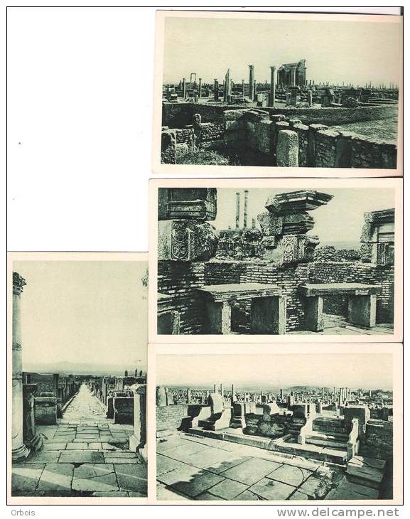 algerie (timgad) 4 cpa1.50