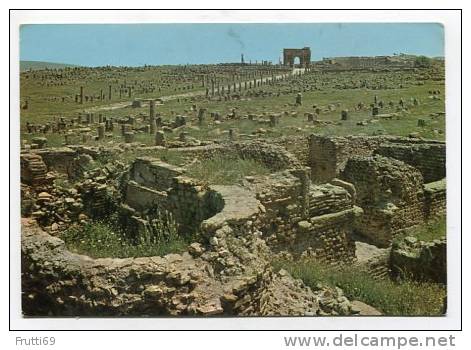 ALGERIA - AK140513 Timgad - Les Thermes et l'Arc de Trajan