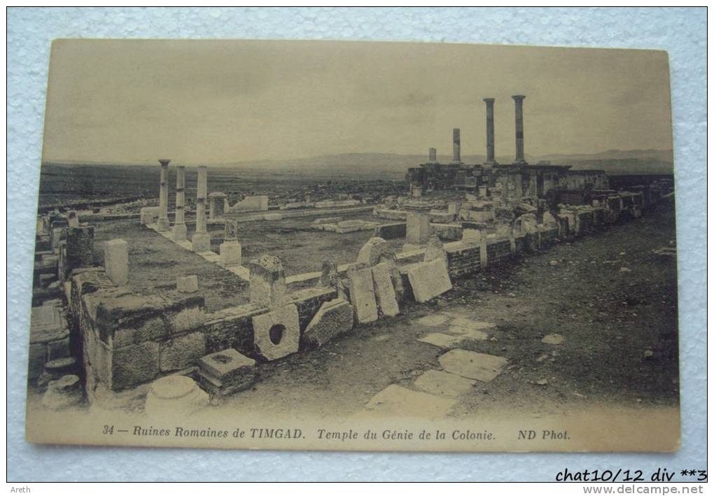 Ruines Romaines de TIMGAD - Temple du Génie de la Colonie