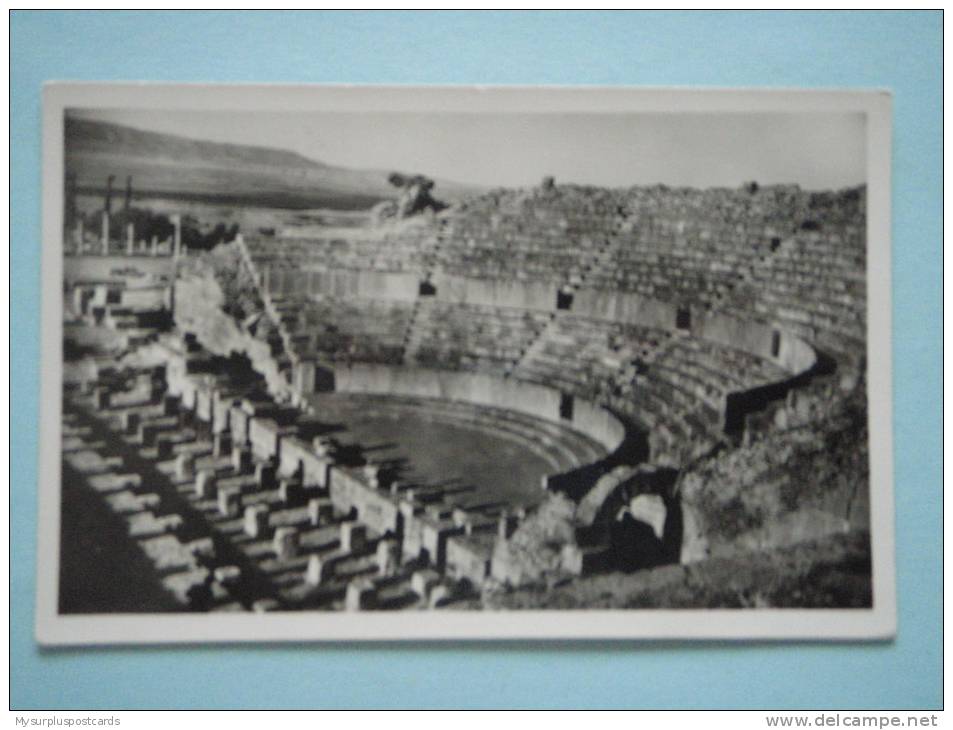 24445 PC ALGERIA Timgad. - Le Theatre.