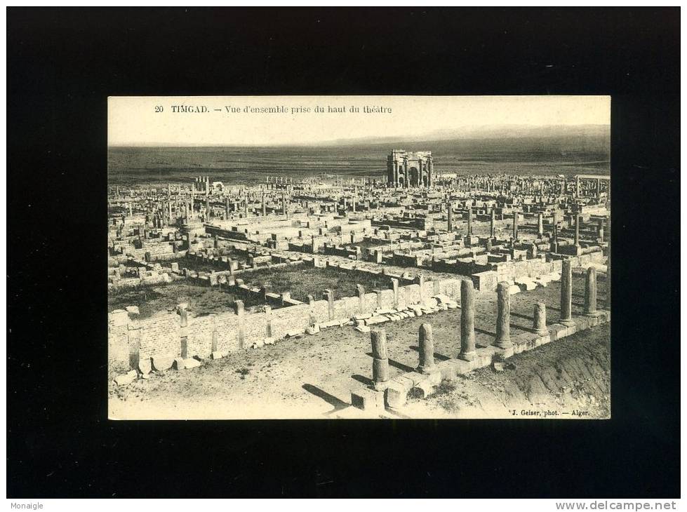 CPA ALGERIE  TIMGAD N° 20