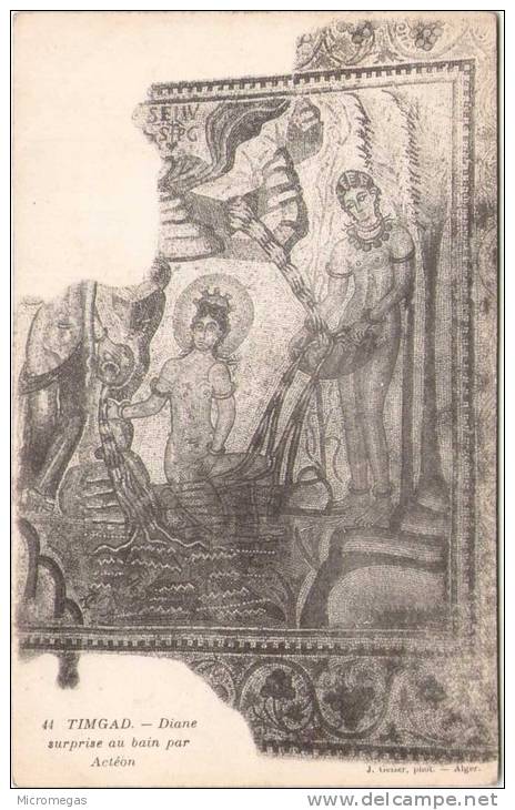 TIMGAD - Diane surprise au Bain par Actéon