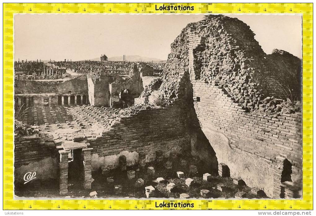 LES RUINES ROMAINES DE TIMGAD - Thermes Nord , Tépidarium et Caldarium