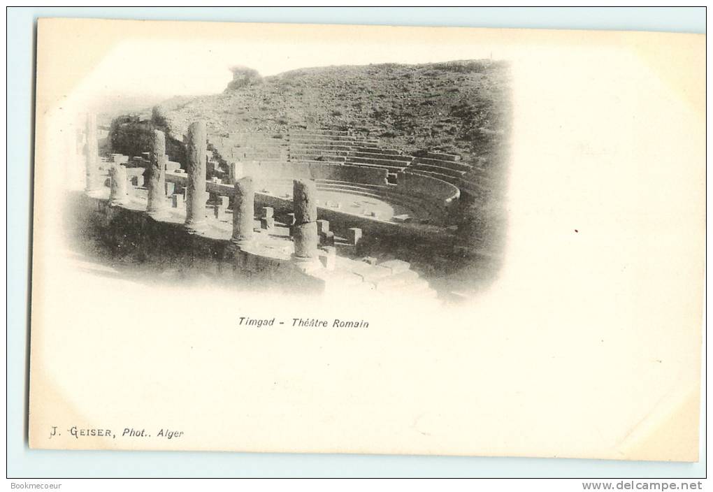ALGERIE  TIMGAD  THEATRE ROMAIN