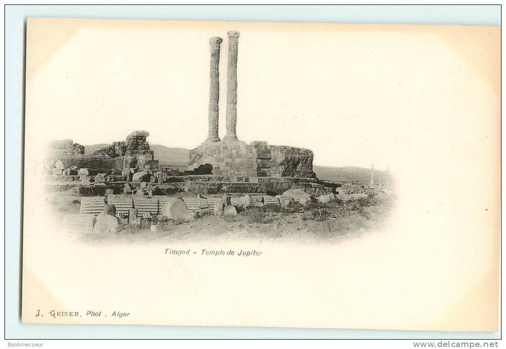 ALGERIE   TIMGAD    TEMPLE DE JUPITER