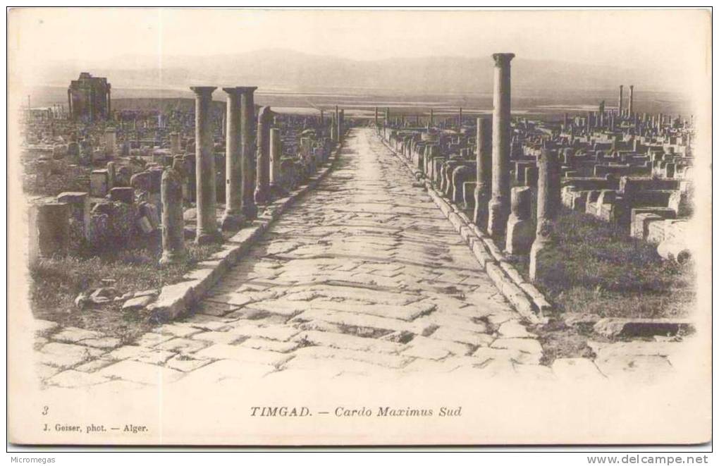 TIMGAD - Cardo Maximus Sud