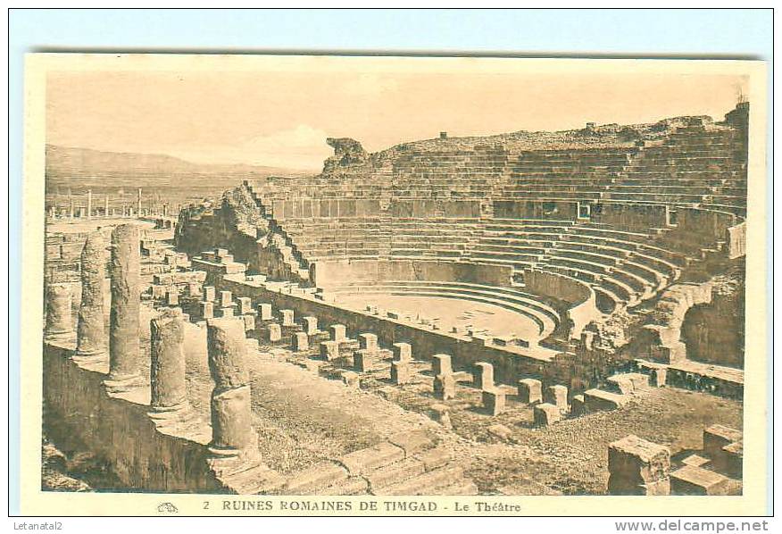 Ruines Romaines de TIMGAD / Théâtre