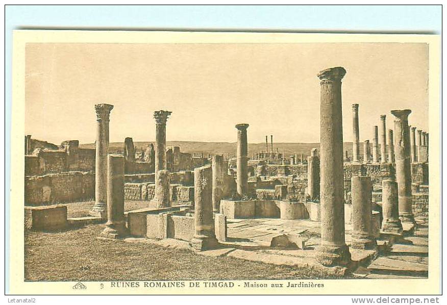 Ruines Romaines de TIMGAD /  Maison aux Jardinières