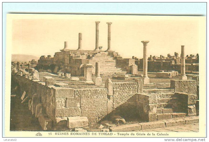 Ruines Romaines de TIMGAD / Temple du Génie de la Colonie