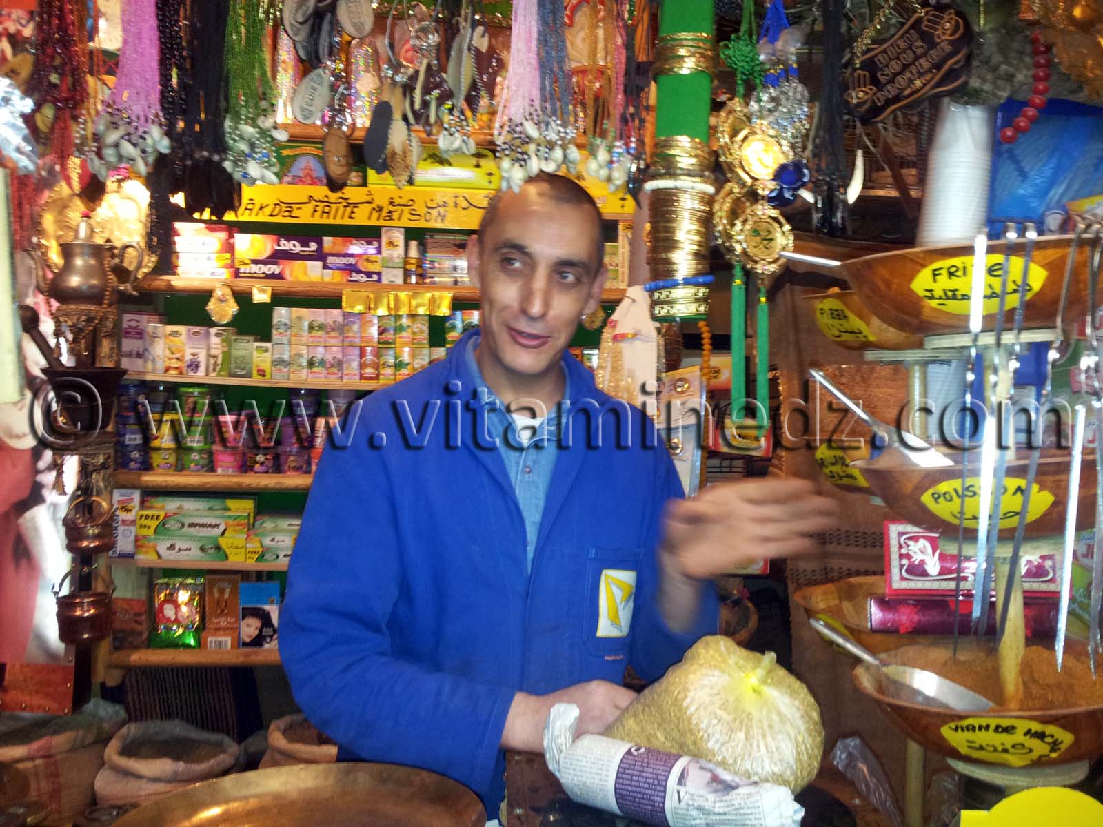 Tlemcen Artisanat, Epices chez Brixi Noureddine à la Rue Ibn Khaldoun