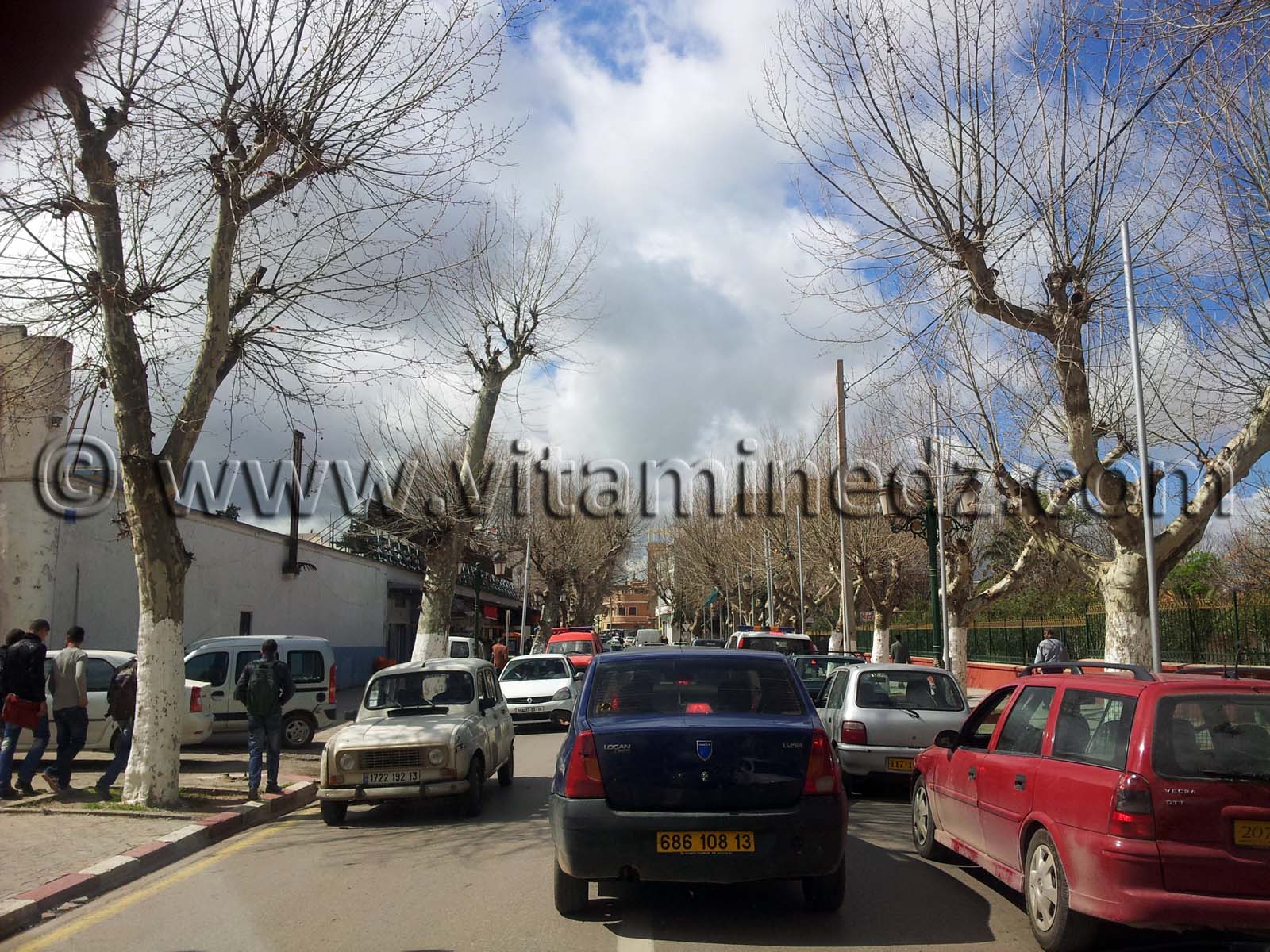 Rues de Tlemcen  Bd Mohamed V, Stade des 3 Frères Zerga