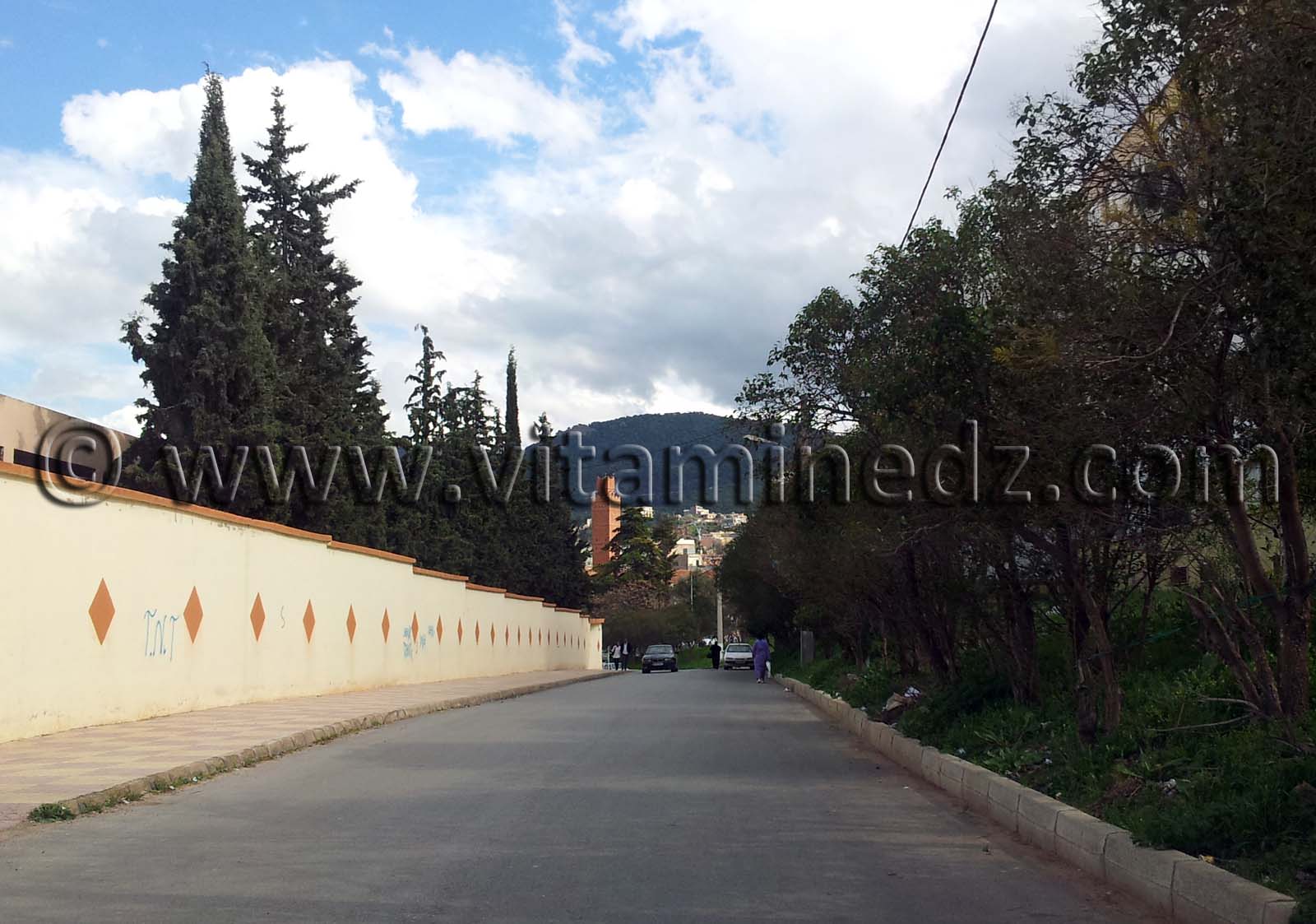 Rues de Tlemcen  Les Cerisiers, CEM Pasteur
