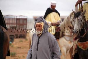 Vieux personnage de Magoura Tlemcen  Waada de Magoura, commune d\'El Bouihi, et course hippique organisée en parallèle