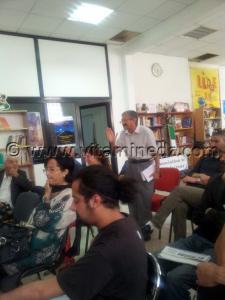 Mr Fouad Soufi, archiviste à la 5ème rencontre sur la Politique Culturelle en Algérie « La démocratisation de la culture en Algérie  limites et perspectives » Oran, le samedi 29 juin 2013