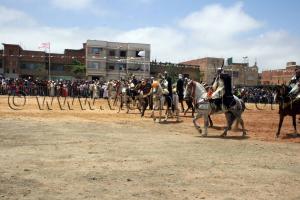 Salon du Cheval de Tiaret (8ème édition - Juin 2013) - Fantasia, fête populaire.