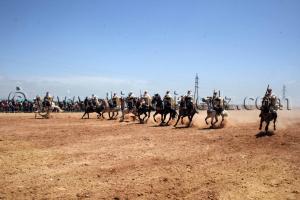 Salon du Cheval de Tiaret (8ème édition - Juin 2013) - Fantasia, fête populaire.