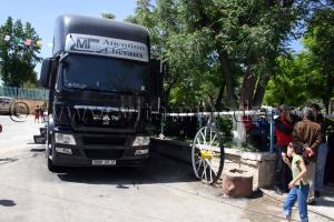 Camion pour le transport de chevaux