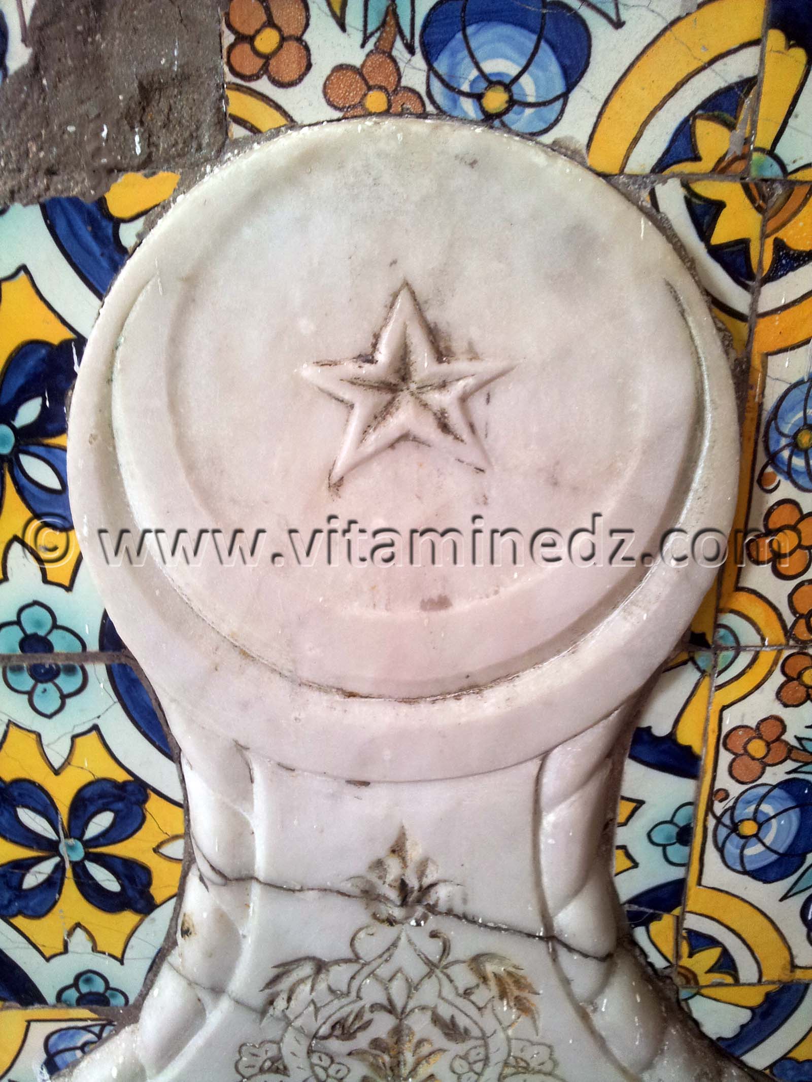 Detail d'epitaphe, Darih Sidi Boumediene, Tlemcen.