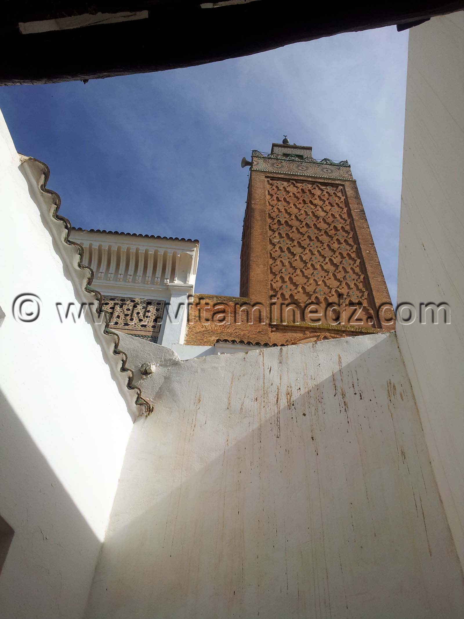 Minaret de la Mosquée de Sidi Boumediene, Tlemcen.