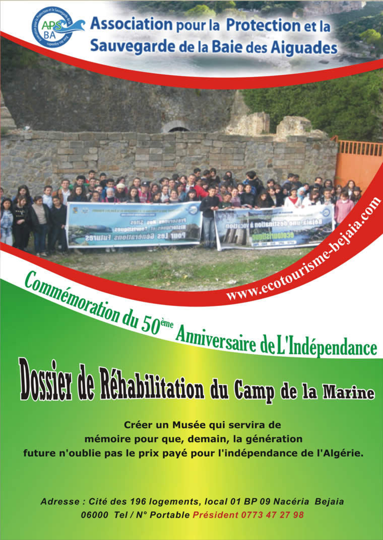 BÉJAÏA -  Premier projet éco-culturel pour la préservation des sites des Aiguades et du Camp de la marine