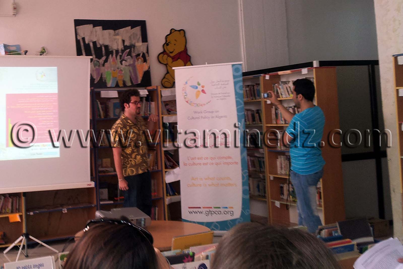 Samy Abdelguerfi | Chargé de projet (GTPCA) à la 5ème rencontre sur la Politique Culturelle en Algérie « La démocratisation de la culture en Algérie limites et perspectives » Oran, le samedi 29 juin 2013