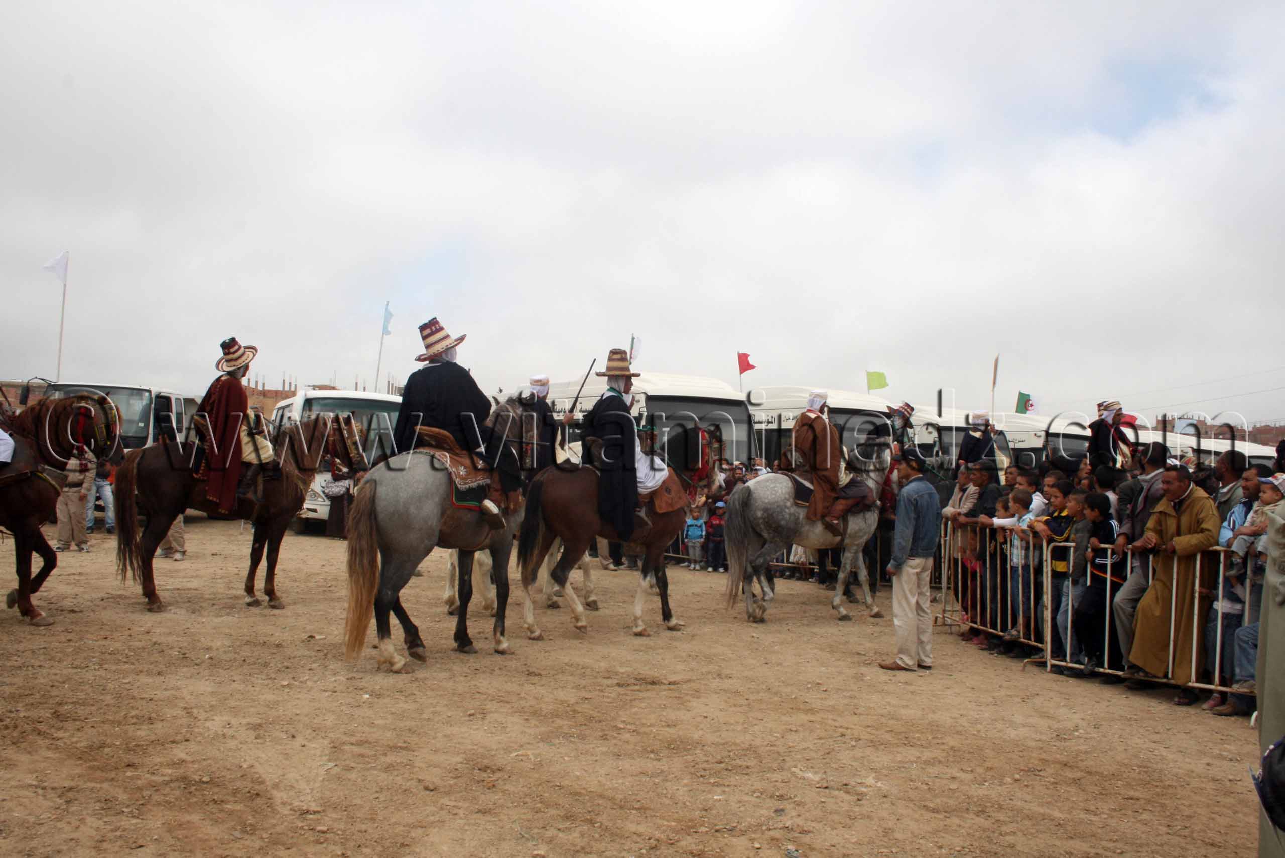 Salon du Cheval de Tiaret (8ème édition - Juin 2013) - Fantasia, fête populaire.
