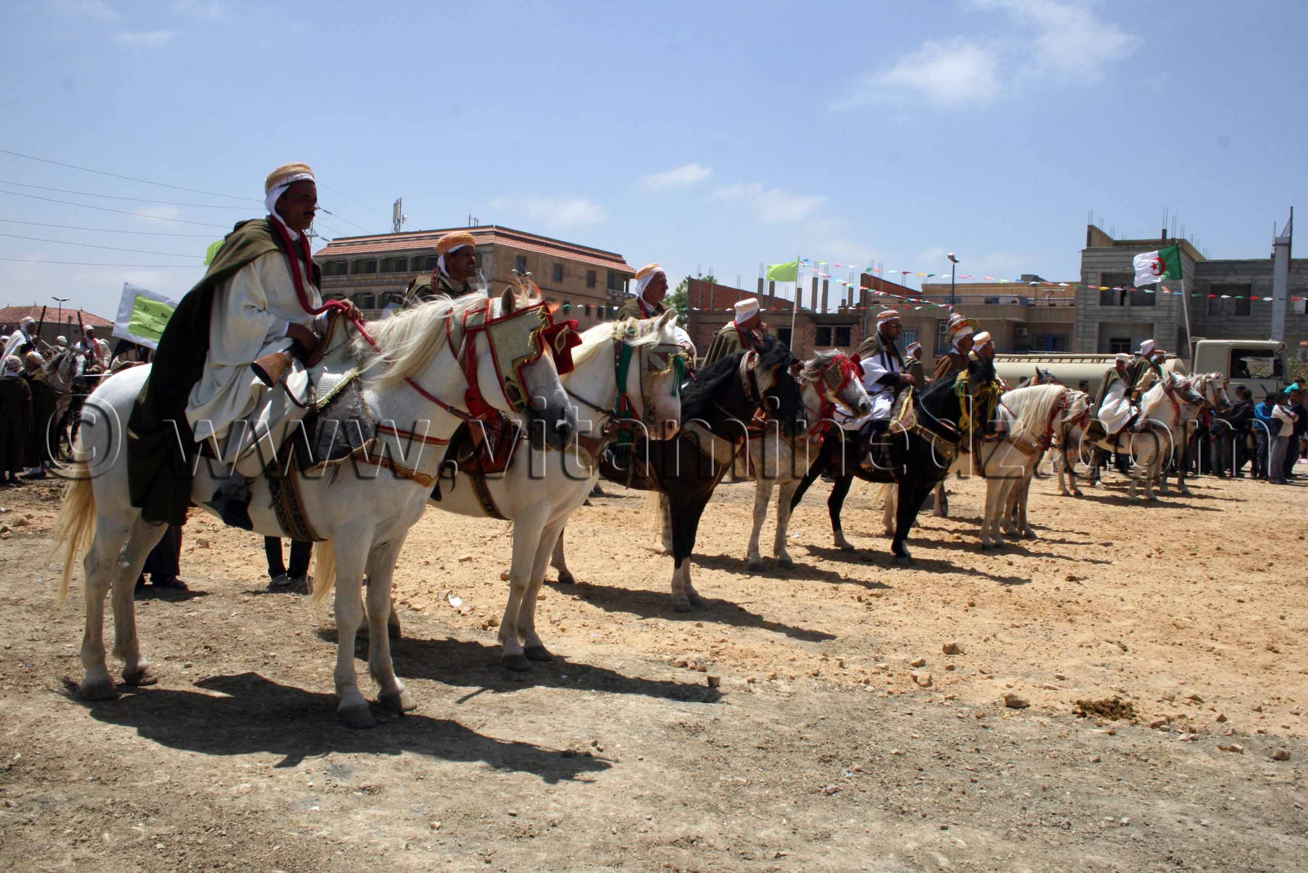 Salon du Cheval de Tiaret (8ème édition - Juin 2013) - Fantasia, fête populaire.
