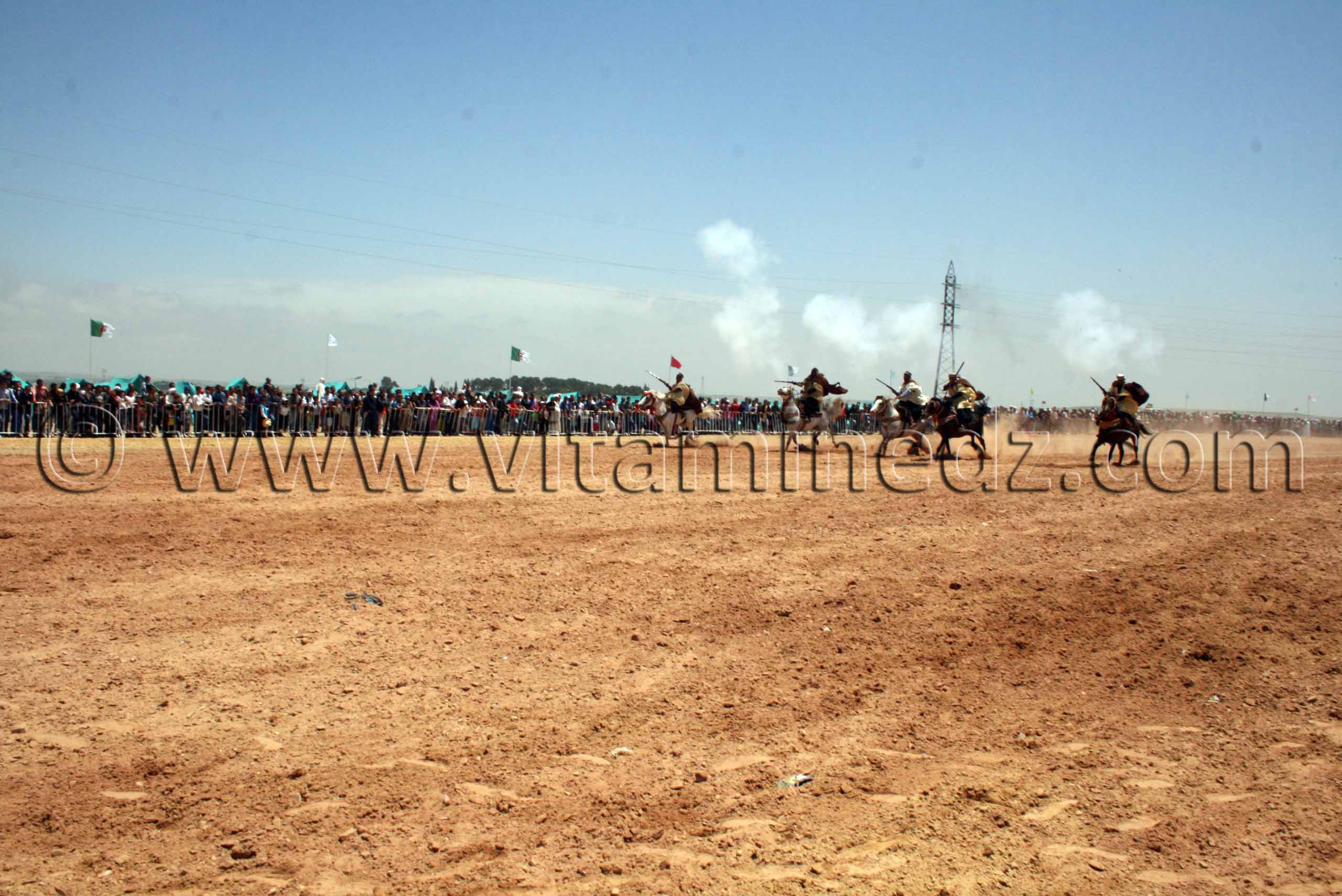 Salon du Cheval de Tiaret (8ème édition - Juin 2013) - Fantasia, fête populaire.