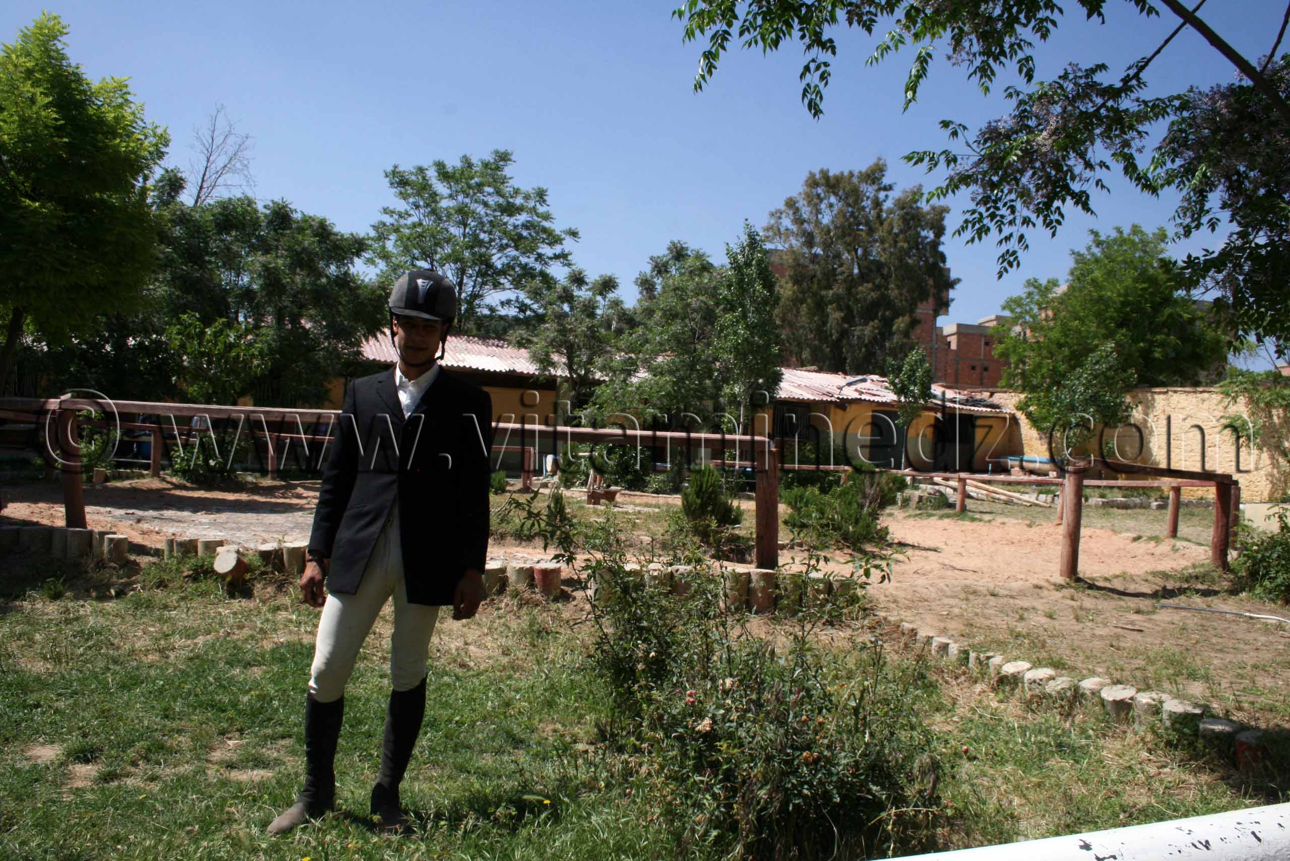 Cavalier au Centre equestre Emir Abdelkader de Tiaret