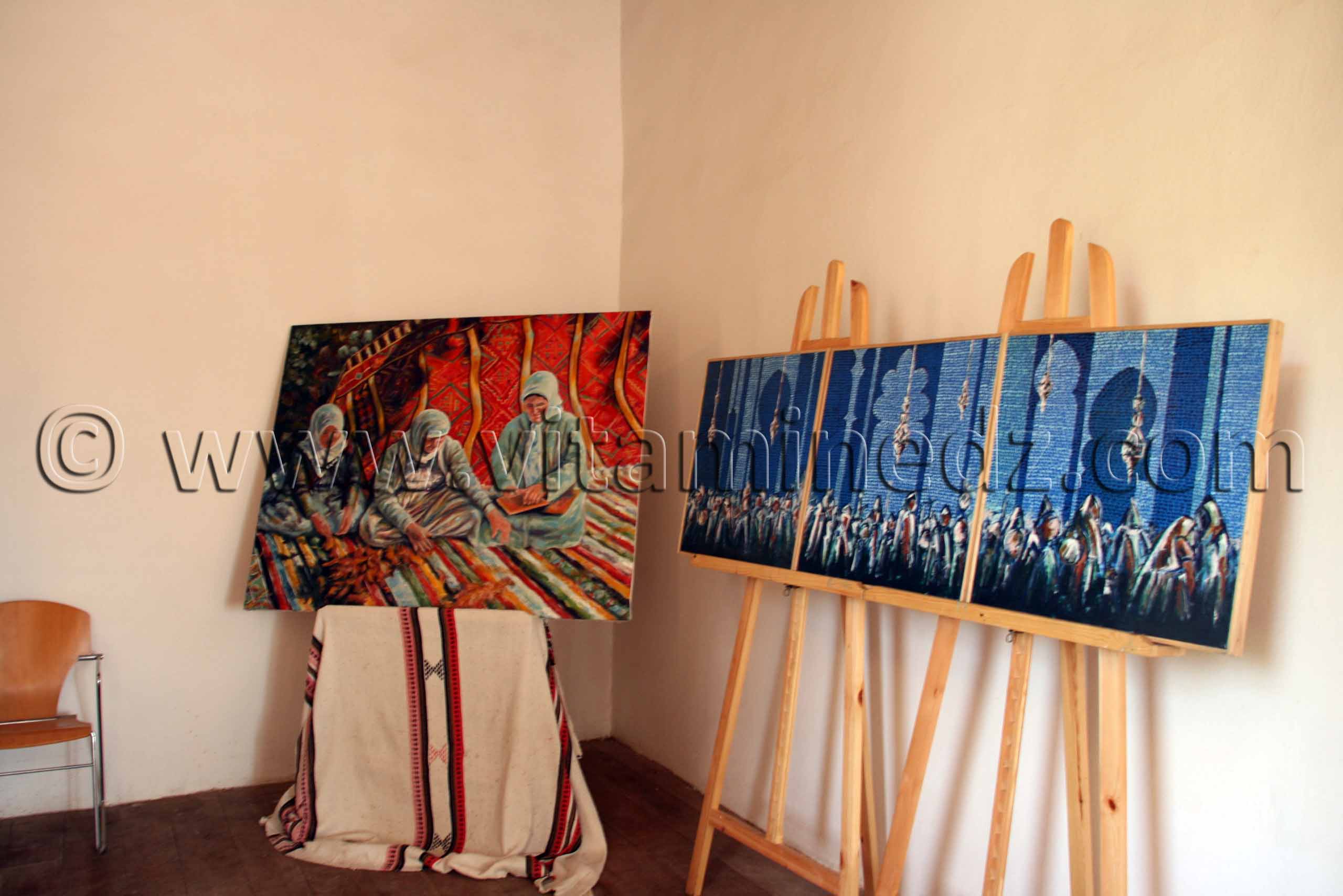 TLEMCEN exposition des étudiants de l'école des beaux arts (Juin 2011)