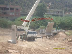 TRAVAUX SUR L'OUED GHAZOUANA