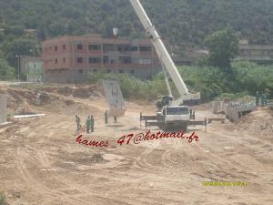 TRAVAUX SUR L'OUED GHAZOUANA