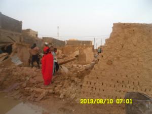 امطار غزيرة تهطل ببلدية برج باجي مختار