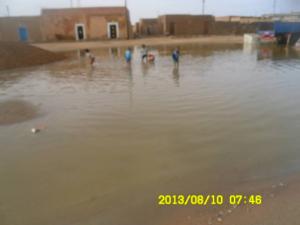 امطار غزيرة تهطل ببلدية برج باجي مختار