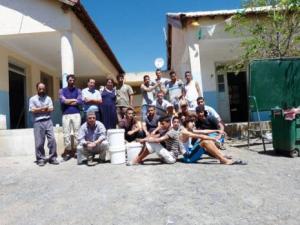 Commune de Haizer (Bouira):  Chantiers «Touiza» dans les écoles primaires