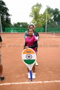 Tlemcen - Tennis (ITF 2013)  L\'équipe de l\'Inde au Tournoi international féminin de tennis sur terre battue du 9 au 14 septembre 2013