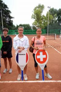 FRANCE ET SUISSE au Tournoi international féminin de tennis sur terre battue du 9 au 14 septembre 2013