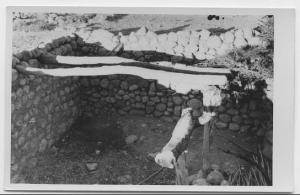 Maison d'hiver en construction