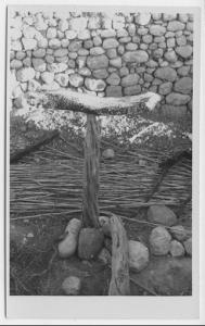 Pilier d'une maison en construction