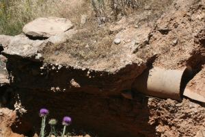 صور بدون تعليق  لقنوات صرف المياه القذرة في مدينة سبدوُ