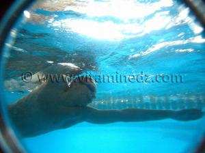 Tlemcen - Natations  Equipe de nageurs du WAT à la Piscine olympique de Tlemcen, Manager  Réda Yadi