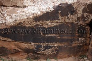 Gravures rupestres d'Oudiane Commune de Boualem, wilaya d'El Bayadh