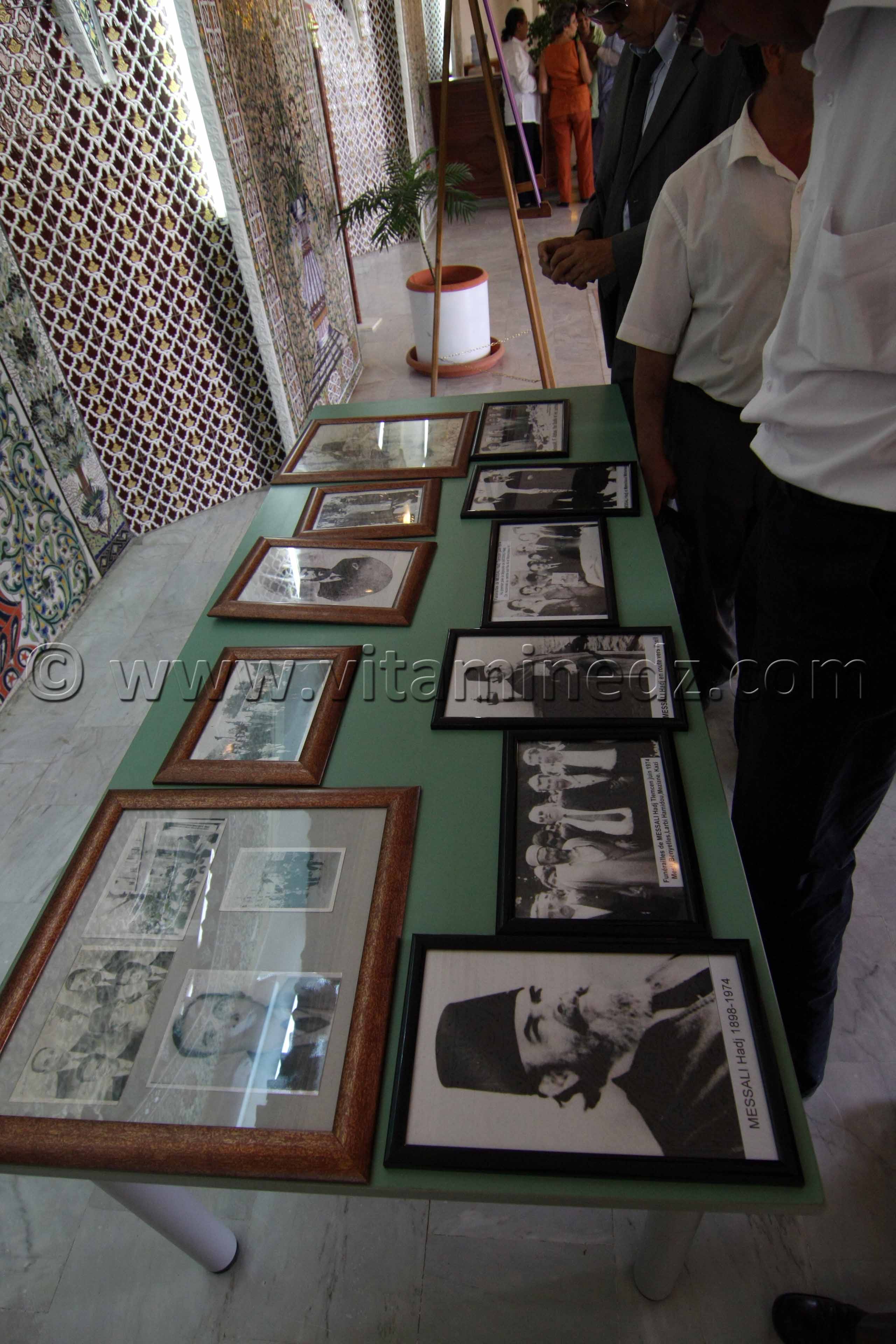 Tlemcen - Expo photos Messali Hadj  Colloque international organisé par l'ECOLYMET
